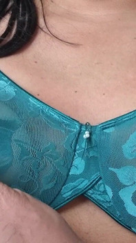 Bra Verde De Encaje Vintage Copa Dd, Reductor, Tetas Grandes