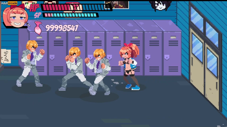 LewdArcade: Teen Girl Kick Bully Boys Ass - Lewd City Girls Hentai...