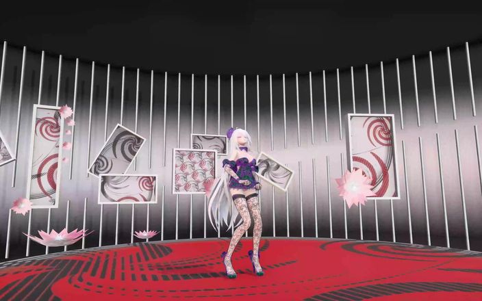 Smixix: Yowane Haku rozbierać taniec seksowna bielizna Hentai Stickysticky Song Mmd 3D...