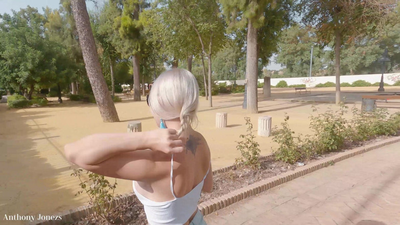 AnthonyJonezs: Throat Fuck in the Park Cum Mouth