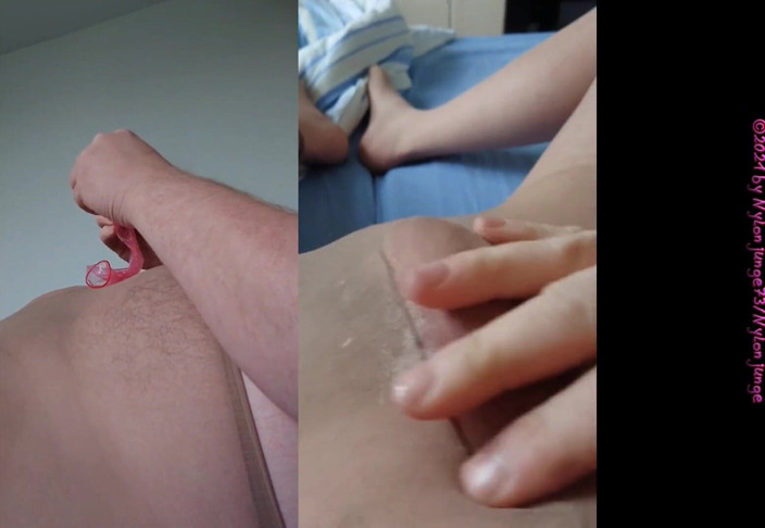 Carmen_Nylonjunge: The Cold Condom ** Sperm Fun **