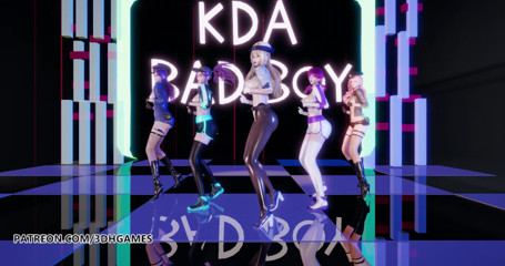 3D-Hentai Games: Red Velvet - badboy stripdans, Ahri, Akali, Kaisa, Evelynn, Seraphine, KDA 3d...