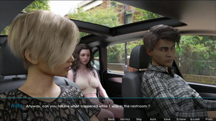 Visual Novels: Yaz kokusu bölüm 16 (üvey kız kardeş rotası) - arkadaşı pornosunu gönderdi