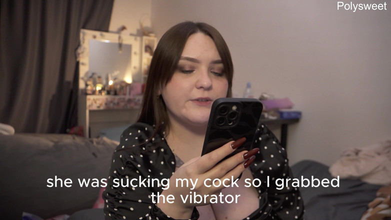 Polly Sweet: Porn Stories - Pegging with a Neighbor Swallowing Cum