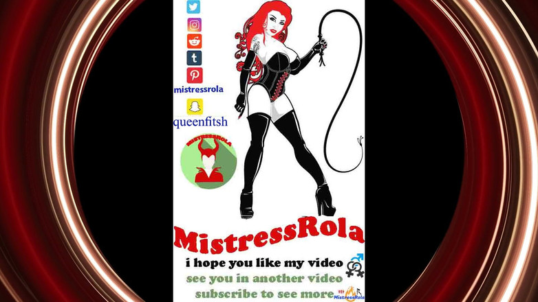 Mistressrola: Frapper le cul de bite et baiser très fort