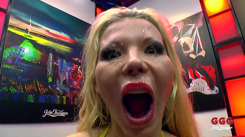 GGG John Thompson Studio: Ggg - Barbie Sins Gangbanged Hard Taking Multiple Cocks