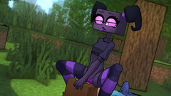 LoveSkySan69Real: Minecraft Hentai Horny Craft - Část 15 - Ender Girl Pussy Tease od Loveskysan69