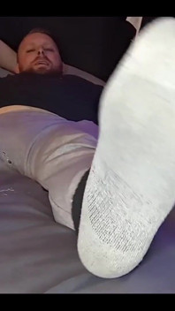 Are you sniffing my socks or licking them? Full vid on my page ;)