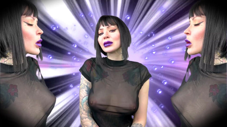 Baal Eldritch: Buze gotice violete, sărutări moi - fetiș cu ruj, fetiș cu...