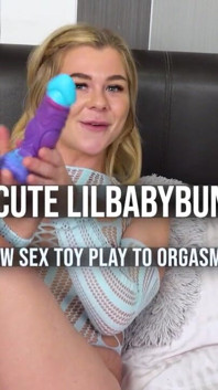 Cute Sexy Lilbabybunniixx New Sex Toy Orgasm.!