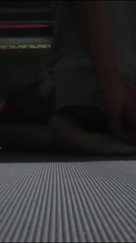 Chocolate Ass in White Lace Worshipping Bwc Dildo