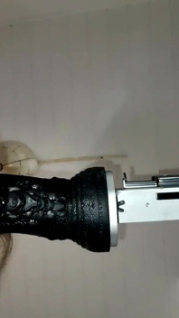 Consolador dragón del Sr. Hankey xl inserción completa de máquina de follar anal