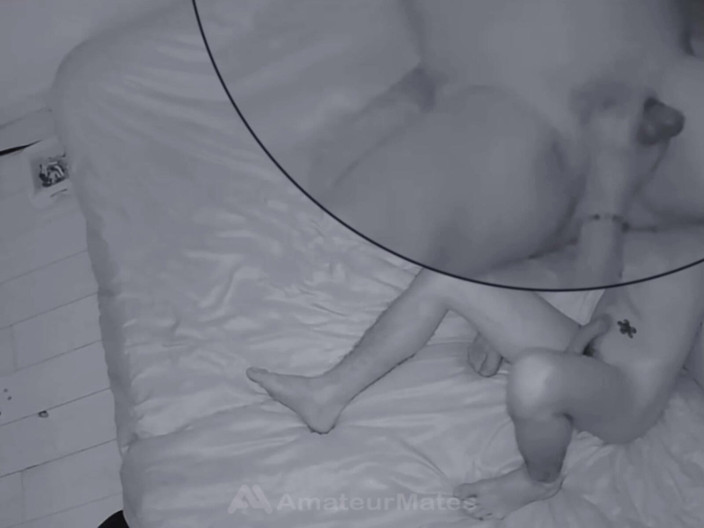 AmateurMates: Night Vision Cam Caught Skinny Stepson Showing His Step Stepbrother...