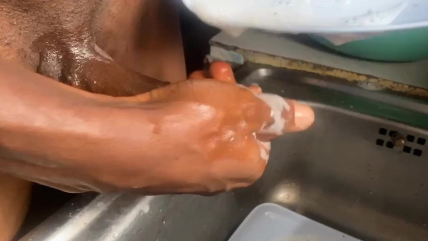 He Washed the Dishes Clean with His Cute Sweet Dick (Spiderbang)