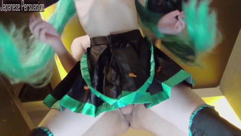Studio Modern Shunga - JAV: Miku Cosplayer Se întoarce remasterizat - clasic Miku Costum sex partea 2 - 1