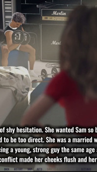 Awam sürtük orta yaşlı seksi kadın - Sophia çiftliğe gitmeden önce Sam'i bir kez hızlı bir şekilde sikme şansını yakaladı
