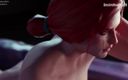 The fox 3D: The Witcher Triss Merigold Compilation