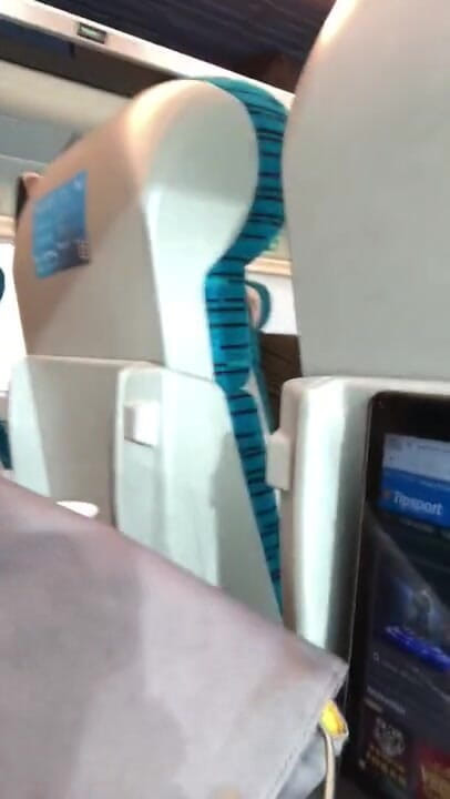 Davids secret: Esibizione in treno