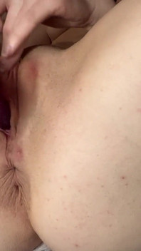 Masturbation with a Dildo Closeup