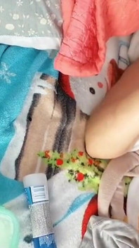Amateur Wife Masturbates with Her Fingers in Her Pussy