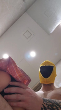 Wrestler in Toilet