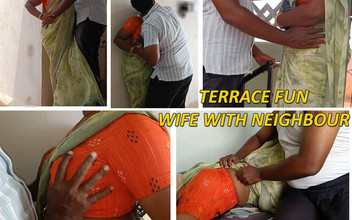 Luxmi Wife: テラスファン - 妻 隣人とのセックス -1