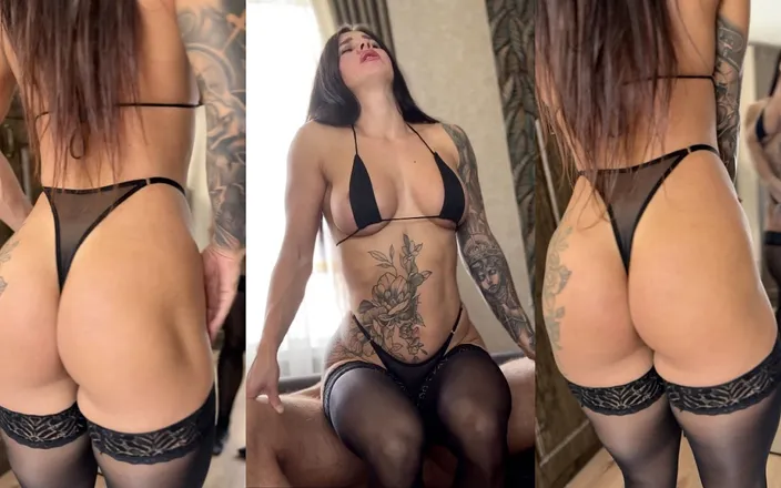 Julia fit: Sexy holka v punčochách dává přednost hlubokému análnímu šukání