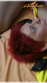 Handjob with Ejaculation Onto a Balloon, Which I Dutifully Lick Clean and of Course Swallow the Sperm Politely.