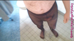 Carmen_Nylonjunge: Pissen in schwarze strumpfhosen ** NS-fetisch *