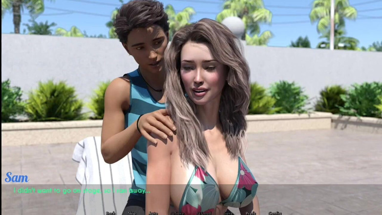 Johannes Gaming: AWAM # 38 Sophia gioca con se stessa in piscina