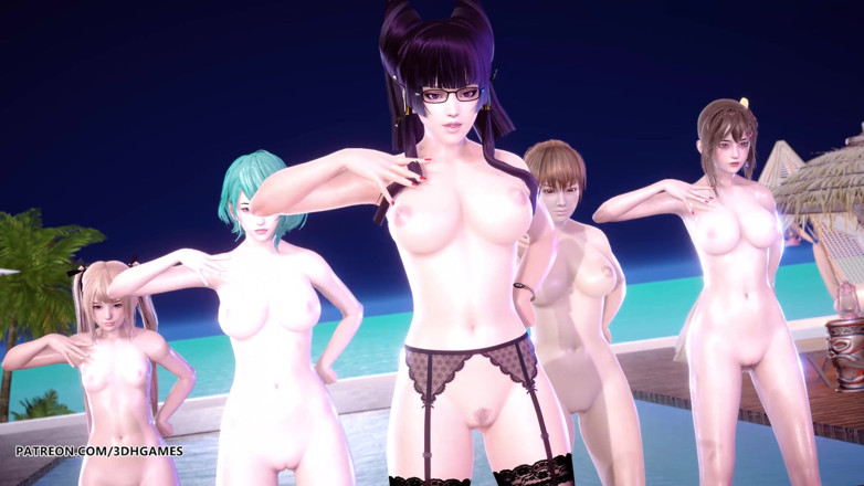 3D-Hentai Games: [MMD] 2 Phut Hon Sexy Naked Dance Marie Rose Tamaki Misaki...