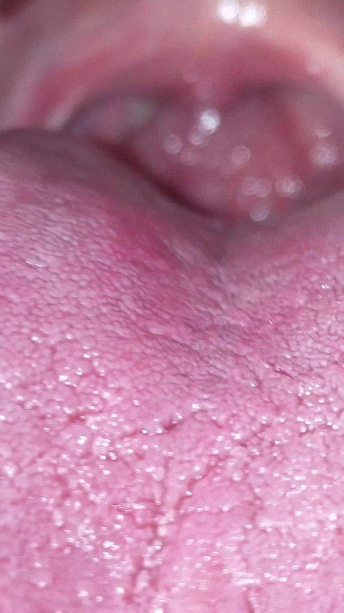 AngYourDirtyCanadian: Uvula Play: Deep Mouth Close?up