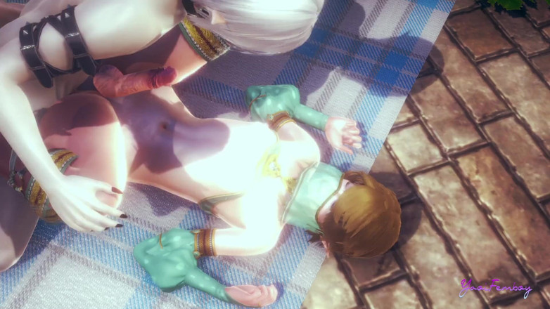 Yaoitube: Zelda yaoi femboy - лінк трахнув місіонера (без цензури)
