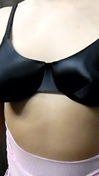 Black Pointy Bra and Baby Doll