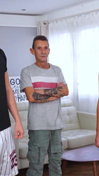 Jovem Velha Dá Aulas De Sexo Para Um Cara. Lily Morena, Dupla Transada Em Fingas