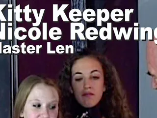 Kitty Keeper avec Nicole Redwing et Maître Len BDSM attachées fouettées par l’orgasme