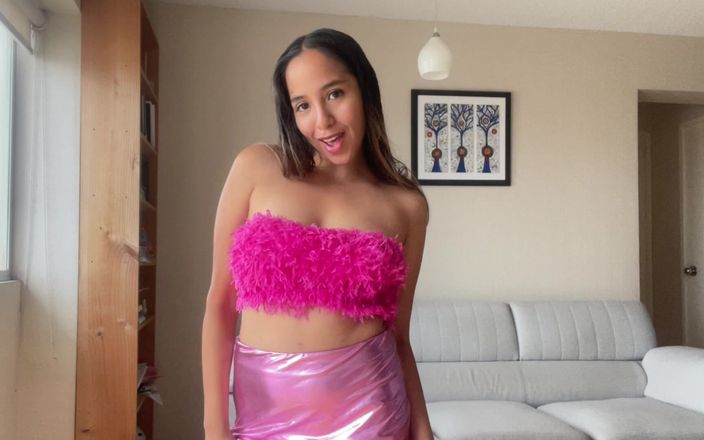 Goddess Alexa femdom: Instruksi telan sperma cei muncrat dari majikan