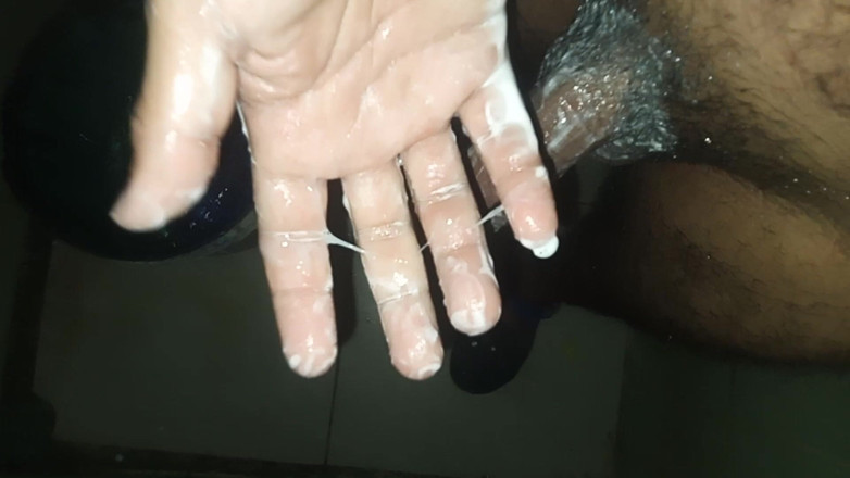Cute boy jerks off: Penis Guy Masturbates in the Bathroom While His Family Is...