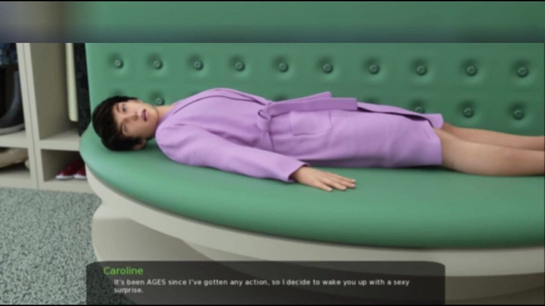 3DXXXTEEN2 Cartoon: Caroline gets close to the edge. 3D porn cartoon sex