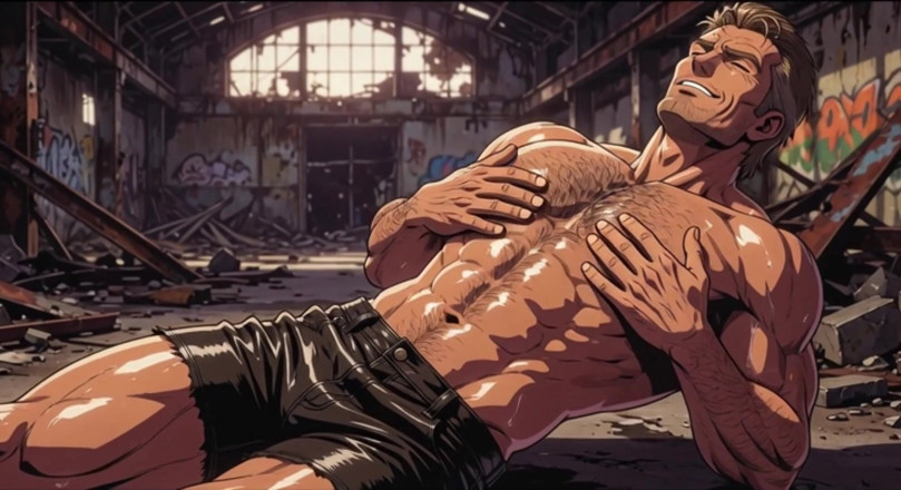 Erotic Man: Gorąca spocona animacja mężczyzn