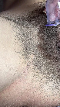 Hairy Mommy Clitoris Pumping,very Hot