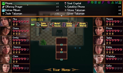 Porny Games: Treasure of Nadia - Pěkná holka jezdí na mém péru (4/4)