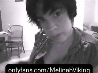 Melinah Viking: Classic Black and White Cam Play