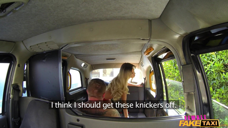 Female Fake Taxi: Female Fake Taxi - Tattooed Dude Gives Driver a Facial for...
