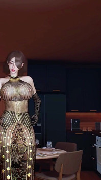 Une fille 3D d’une autre simulation - animation 3D hentai