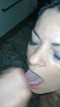 Blowjob Ends with Hot Cum on My Face