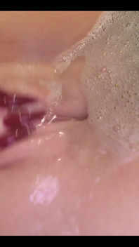 I always soap my very thoroughly in the bathtub