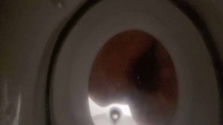 BelleAliz: Bathroom-slave Toilet Peeking on Bellealiz Peeing and Farting