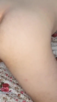 Profundo culo follando a mi esclavo con largo consolador doble, destrucción anal mientras grita de placer