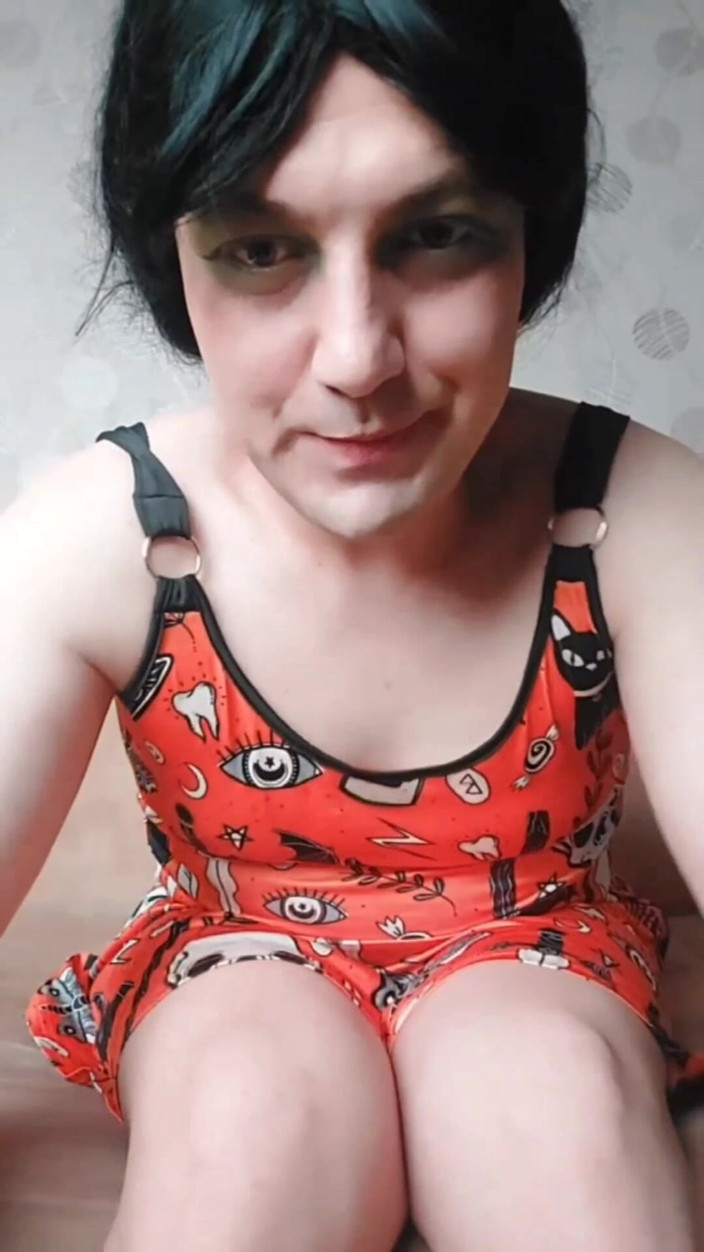 Kitty_Cross: Halloween linda vestida bonita femboy